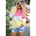 thumbnail image 1 of Sweatshirt Tie Dye pour Femmes Décontracté Léger Doux Confortable Ample Col Rond Tunique Grande Taille, 1 of 4