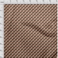 thumbnail image 4 of oneOone Polyester Spandex Brown Fabric Geometric Sewing Craft Projects Fabric Prints By Yard 56 Inch Wide, 4 of 5