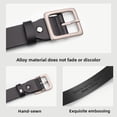 thumbnail image 4 of 2025 spring belt women's leather fashion simple black decorative belt versatile belt women's jeans ins, 4 of 6