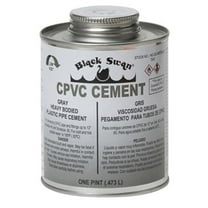 Black Swan Manufacturing 7094 PVC Solvent Cement Gray Heavy Bodied - 16 oz