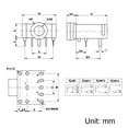 thumbnail image 5 of 3.5 mm Audio Jack Connector PCB Mount Female Socket 5Pin PJ-307 10pcs, 5 of 5