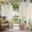 Beige, variant on Outdoor Curtains for Patio Waterproof, Spring Pink Roses Outdoor Privacy Panels Grommet, Pastoral Eucalyptus Leaves Gray Wooden Blackout Outside Curtains for Porch/Cabana 54"x95", 2 Panels