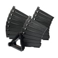 thumbnail image 2 of Almencla 24 Pieces Plant Pot Risers Feet Bottom Drainer Risers Drainage Feet Pot Toes Black 9.2x7.1x2.7cm, 2 of 8