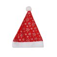 thumbnail image 1 of Sombrero de Navidad Gorras de Navidad Decoración de fiesta Adorno de árbol Amigable Anti-decoloración Sombreros de Papá Noel Tocado lavable Kits de decoración para fiestas Flor de nieve plateada Advancent HA069655-01, 1 of 6