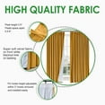 thumbnail image 4 of 52 W x 96 L Pinch Pleat Curtain Room Darkening Velvet Curtain Drapery Panel for Traverse Rod or Track, Living Room Bedroom Meetingroom Club Theater Patio Door (1 Panel), Chocolate outdoor curtains, 4 of 7