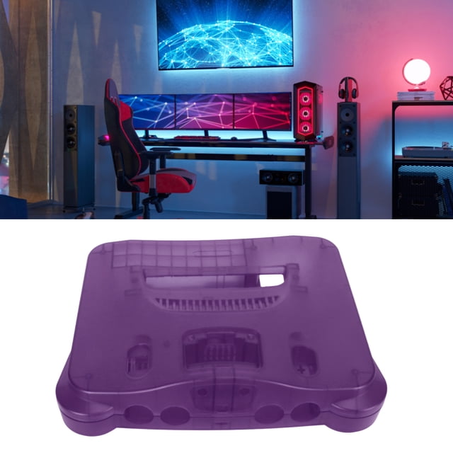 Protective Shell for N64 Retro Video Game Console, Translucent ABS Sturdy Professional Replacement Shell for N64