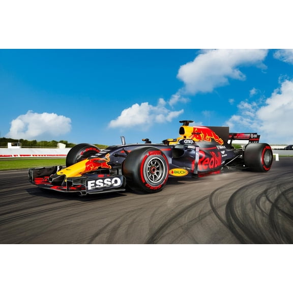 Racing Formula 1 Car Poster – Dynamic Track Wall Art 【Photo Paper】