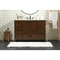 thumbnail image 3 of Elegant Kitchen and Bath 48 inch Single bathroom vanity in expresso, 3 of 15