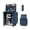 Blue, variant on WARAYZ Sewing Table & Storage Cabinet, Built-in Power Outlets, Spool Racks, Mobile Craft Desk with Lockable Wheels for Small Spaces, Blue