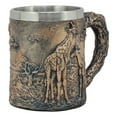 thumbnail image 6 of Ebros Giraffe And Calf Family Coffee Mug Textured With Rustic Tree Bark Design, 6 of 6
