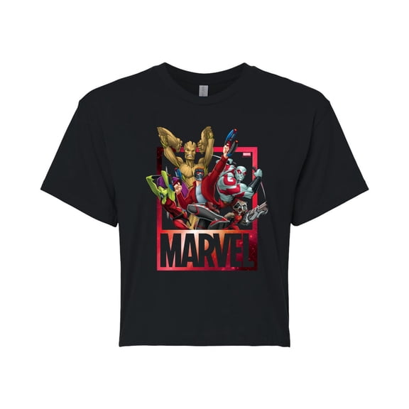 Marvel Guardians of the Galaxy - Marvel Juniors Cropped Graphic T-Shirt