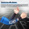 thumbnail image 5 of Calentadores de brazos unisex Durable Ice Cool con máscara Accesorios para exteriores (Azul), 5 of 5