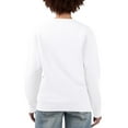 thumbnail image 2 of Women's G-III 4Her by Carl Banks White Atlanta Braves Flowers Graphic Pullover Sweatshirt, 2 of 2