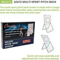 thumbnail image 4 of Champion Sports Rebound Pitchback Net - Adjustable Training Practice Rebounder Bounceback Pitchback Screen for Multi-Sport Training - Heavy-Duty Construction Pitchback Screen with Adjustable Angles, 4 of 8