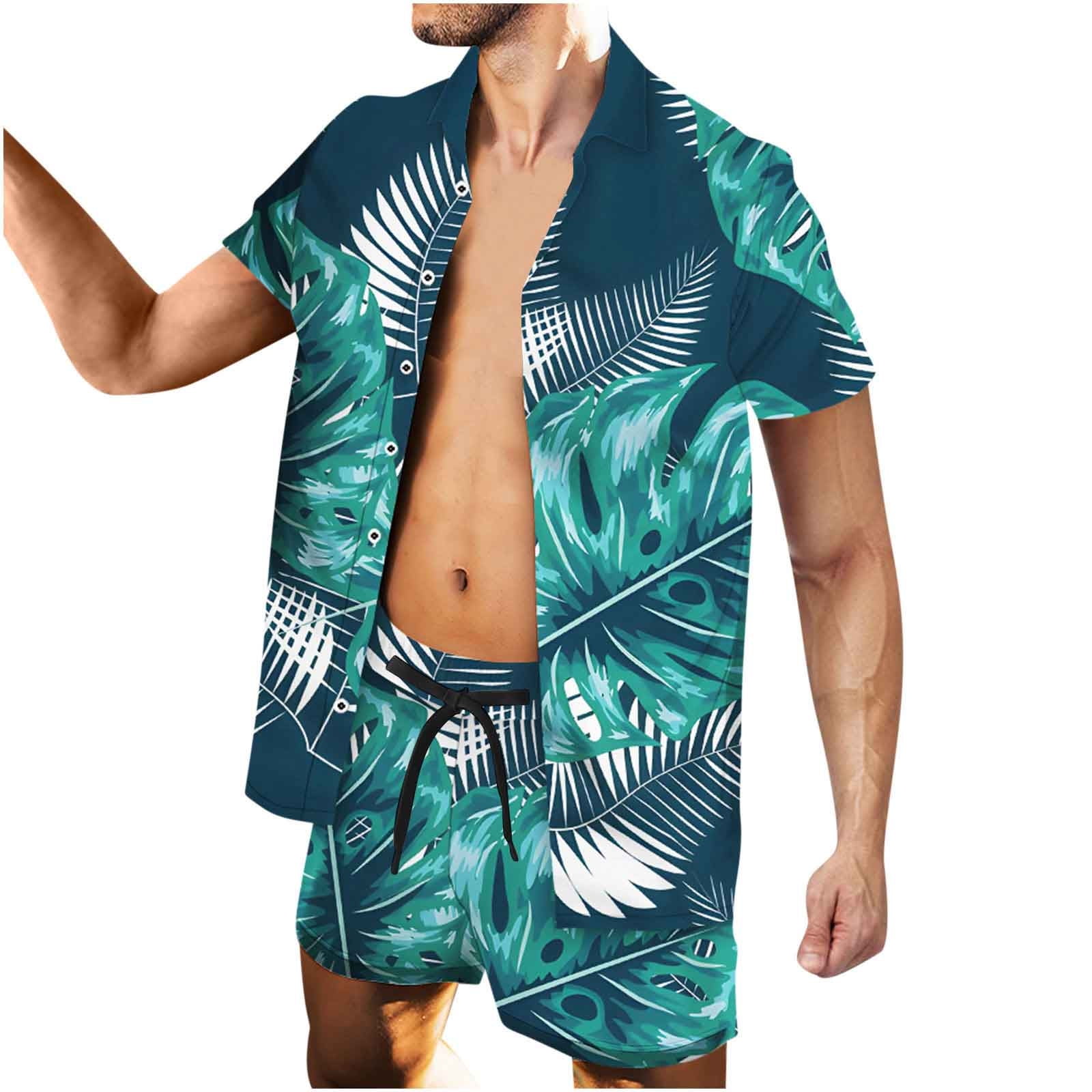 men's swim trunks with matching shirt