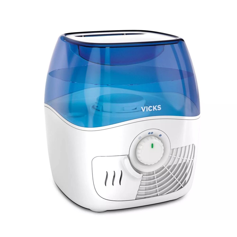 Vicks Filtered Cool Moisture Humidifier, Filters Minerals From The Water For Cleaner Moisture