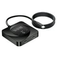 thumbnail image 1 of USB-C Bi-Direction Switch Data Video Switcher,1 x Switcher 1 x USB to Type-C power supply cable 2 x Data cable,Black, 1 of 8