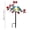 D, variant on HOARBOEG 2D Flat Metal Blue Bird Garden Stake, Rustproof Outdoor Yard Art Decoration, 12in Rustic Bird Ornament Ground Spike for Patio Backyard Flower Bed Decor