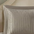 thumbnail image 5 of Madison Park Trinity 7 Piece Comforter Set in Taupe Cal King, 5 of 5