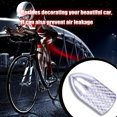 thumbnail image 4 of Yuarrent 2 piezas tapas de válvula accesorios de bicicleta equipo deportivo bicicletas de montaña rojo Ciclismo Plata, 4 of 6