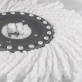 thumbnail image 2 of 3 Pack Premium Replacement Mop Heads Refill For 360 Rotating Round Spin Magic Mop Microfibre White, 2 of 4
