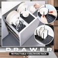 thumbnail image 2 of POINTERTECK New Scalable Dishes Storage Rack for Drawer Adjustable Bowl Stand with 12 PCS Sticks Kitchen Cabinet Organizer for Plate Cup, 2 of 6