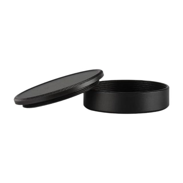 koolsoo Camera Body Cap and Rear Lens Cover Dustproof Protect Cover for M39 L39 Accs Black