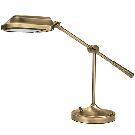 UPC 768533954121 product image for Natural Spectrum Desk Lamp in Antiqued Brushed Brass | upcitemdb.com