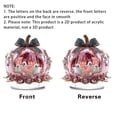 thumbnail image 5 of Halloween Tabletop Decor 2D Acrylic Pumpkin Car Ghost Decor - Desktop Ornament - for Centerpiece Reception Dining Home Living Room Desktop Bedroom Workplace Halloween Gathering B, 5 of 5