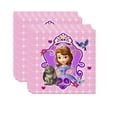 thumbnail image 4 of Disney Princess Sofia the First Birthday Party Supplies Bundle includes 32 Napkins, 3 Mini Centerpieces, 16 Party Invitations , 16 Thank You Postcards, 1 Notebook, 1 Dinosaur Sticker, 4 of 4