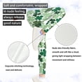 thumbnail image 5 of COEQINE St Patricks Day Clover Green White Girls Yoga Legging High Waist Sport Pants Buttery Soft Stretch Running Leggings, for 12-13 Years Kids Girls, 5 of 7