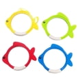 thumbnail image 4 of ZLight Diving Toys Colorful Fish Ring Fun Activities Underwater Swimming Games Pool Dive Rings For Kids Beach Swim Toys, 4 of 6
