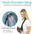 thumbnail image 2 of Arm Sling for Shoulder Injury & Surgery Recovery - Waterproof Mesh Shower Sling Immobilizer for Rotator Cuff Support - Right Left Arm for Men & Women - Stabilize Elbow, Wrist, Thumb, Dislocation, 2 of 6