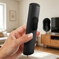 thumbnail image 2 of 1 Pack Magnetic Remote Control Holder Wall Mount, Upgraded No Drill Self-Adhesive TV Remote Organizer, Universal Silicone Remote Control Storage for TV, Fan, AC, Media & RV Accessories,Black, 2 of 9