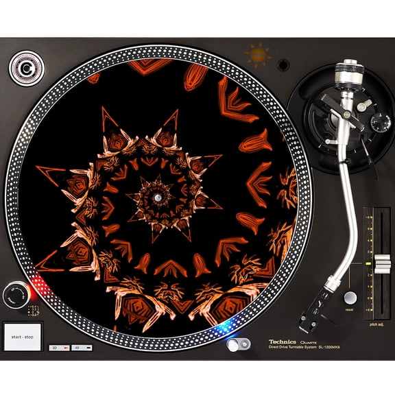 KuzmarK™ 12" DJ Turntable Slipmat - Fun Hole