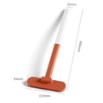thumbnail image 3 of Coofit Glass Squeegee Long Handle Reusable Plastic Window Cleaning Squeegee Water Wiper, 3 of 8