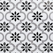 EasyLiner Removable Adhesive Shelf Liner, Black And White Tile 20 x 15 Roll