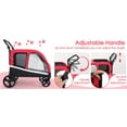 thumbnail image 6 of Spacesea XL Dog Stroller - Holds 2 medium/large dogs, foldable design with adjustable handle & storage pocket, 6 of 12