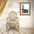 thumbnail image 3 of Lee, Judson 19x24 Gold Ornate Wood Framed with Double Matting Museum Art Print Titled - Abstract Block, 3 of 4