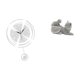thumbnail image 1 of Adorno De Reloj De Pared Acrílico Con Grandes Números Arábigos Y Escultura De Gato Para Cocina, Estudio, Dormitorio, Sala De Estar, Oficina, Decoración, Regalo, 1 of 8