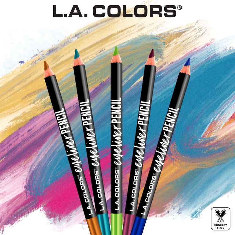 L.A. COLORS, Eyeliner Pencil, Mahogany, 0.037 fl oz - Walmart.com