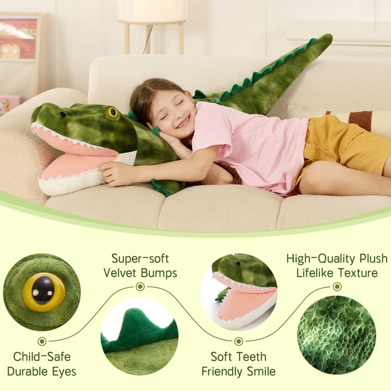 MorisMos, Giant Alligator Stuffed Animal, 51