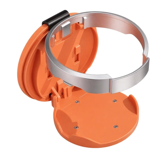 Car Door Cup Holder, Foldable Clip On Drink Holder for Bottle Coffee Cup, Multi Function Large Caliber Beverage Rack, Auto Accessory for Vehicle Truck