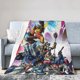 thumbnail image 2 of Manta de franela con dibujos animados de Transformers, suave y acogedora manta de felpa para todas las estaciones para niños y niñas, manta ligera y cálida para sofá cama o sofá de 40 x 30 pulgadas, 2 of 8