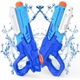 thumbnail image 1 of Pistolas de agua de juguete para niños y adultos 2 pistolas de agua y pistolas de agua extensibles Adepaton WL-00574, 1 of 7