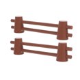 thumbnail image 4 of STRANDCHIC Mini Farm Fence Set Childrens Room Landscaping Oak 2Pcs, 4 of 7