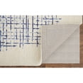 thumbnail image 2 of Feizy Maddox Transitional Abstract, Ivory/Blue, 5' x 8' Area Rug Easy Care Stain Resistant Kid Friendly Casual Floor Rug for Living room Bedroom, 2 of 8