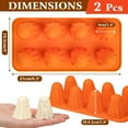 thumbnail image 5 of Halloween Baking Mold, Silicone Chocolate Molds, Halloween Silicone Molds, 1/2/3-Piece Set Suitable For Baking Cakes, Puddings, Frosting, Muffins, Soap, Candles, and ice Cubes, 5 of 7