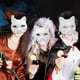 thumbnail image 3 of 10 Uds. Máscaras de gato máscaras en blanco máscaras de disfraces máscara de graduación máscaras de animales máscaras de fiesta vacías para Cosplay, 3 of 7