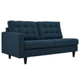thumbnail image 5 of Modway Empress 2-Piece Fabric Upholstered Right-Facing Sectional in Azure, 5 of 9